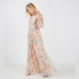 🌸BCBGMAXAZRIA Jordyn Floral Evening / Wedding Guest Dress🌸